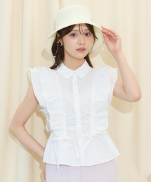 WILLSELECTION | ギャザーリボンフリルスリーブブラウス(シャツ/ブラウス)