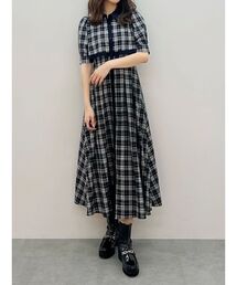 MERCURYDUO | レイヤード風シャツワンピース(ワンピース)