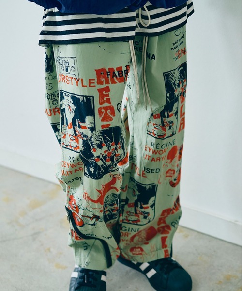 セール】R4383 ENJOYプリントZIPパンツ（その他パンツ）｜RNA