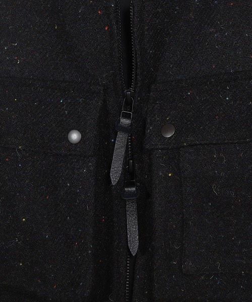 MEN'S BIGI（メンズビギ）の「【50th Anniv . 菊池武夫】HARRIS TWEED COLOR NEP VEST（ベスト・メンズ・ブラック・03/02）」の3枚目の写真