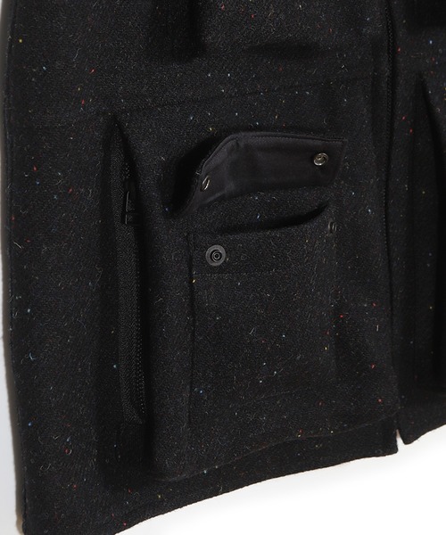 MEN'S BIGI（メンズビギ）の「【50th Anniv . 菊池武夫】HARRIS TWEED COLOR NEP VEST（ベスト・メンズ・ブラック・03/02）」の7枚目の写真