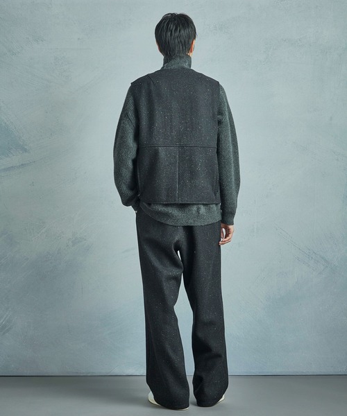 MEN'S BIGI（メンズビギ）の「【50th Anniv . 菊池武夫】HARRIS TWEED COLOR NEP VEST（ベスト・メンズ・ブラック・03/02）」の17枚目の写真