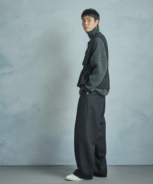 MEN'S BIGI（メンズビギ）の「【50th Anniv . 菊池武夫】HARRIS TWEED COLOR NEP VEST（ベスト・メンズ・ブラック・03/02）」の16枚目の写真