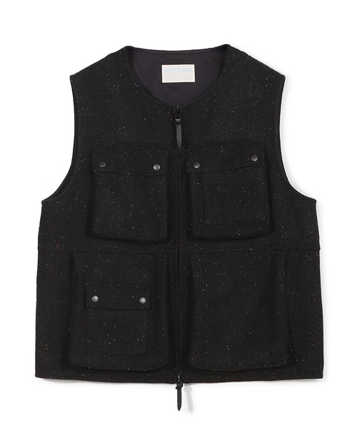 MEN'S BIGI(メンズビギ)の「【50th Anniv . 菊池武夫】HARRIS TWEED COLOR NEP VEST(ベスト・メンズ・ブラック・03/02)」の20枚目の写真