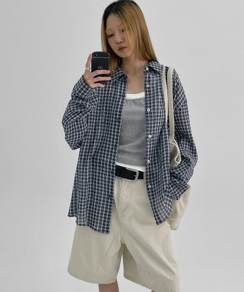 O project S/S Shirts M コットンリネン チェックシャツ O project S/S Shirts M コットンリネン チェックシャツ - メルカリ