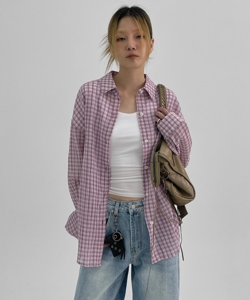 LE SSERAFIM ワルツ JPグッズ SHIRT チェックシャツ Mサイズ LE SSERAFIM ワルツ JPグッズ SHIRT チェックシャツ Mサイズ