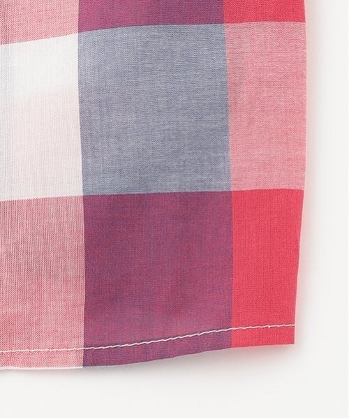 セール】【リンク】肩あきチェックワンピース（ワンピース）｜petit