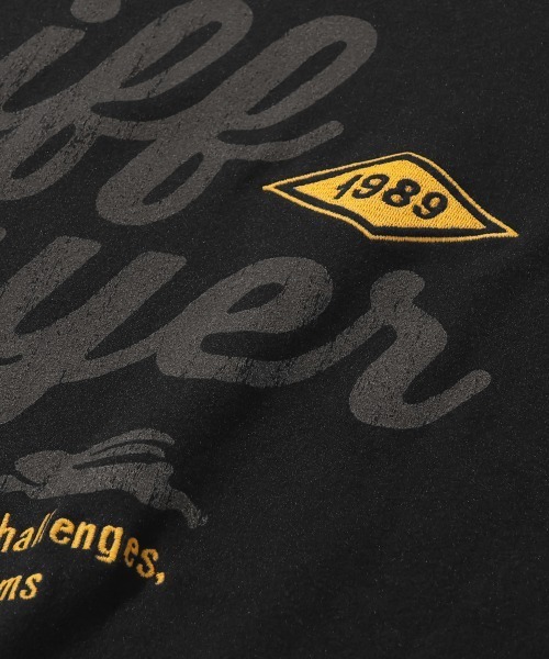 KRIFF MAYER（クリフメイヤー）の「【ストレッチ】もちのび刺繍ラグランロンT（Tシャツ/カットソー・メンズ・ダークブルー/カラフル/レッド/ダークブラウン/グレー/ナチュラル/ブラック・MEDIUM/X-LARGE/LARGE）」の10枚目の写真