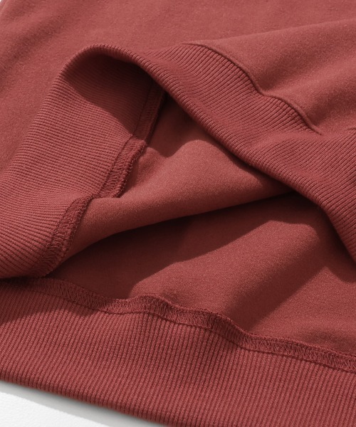 KRIFF MAYER（クリフメイヤー）の「【ストレッチ】もちのび刺繍ラグランロンT（Tシャツ/カットソー・メンズ・ダークブルー/カラフル/レッド/ダークブラウン/グレー/ナチュラル/ブラック・MEDIUM/X-LARGE/LARGE）」の14枚目の写真