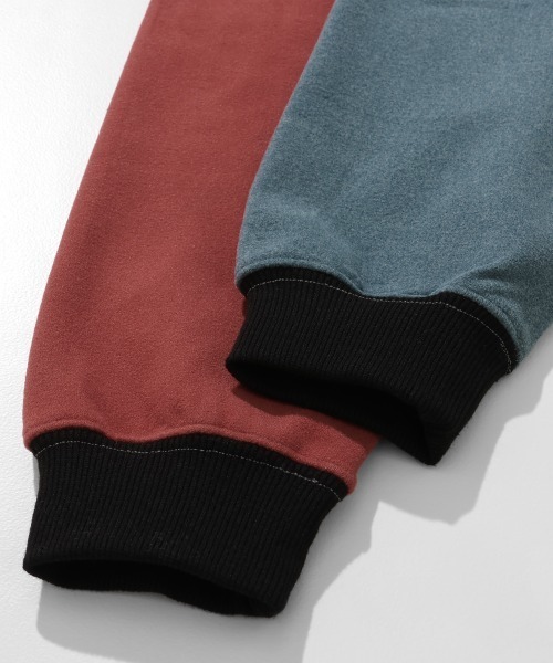 KRIFF MAYER（クリフメイヤー）の「【ストレッチ】もちのび刺繍ラグランロンT（Tシャツ/カットソー・メンズ・ダークブルー/カラフル/レッド/ダークブラウン/グレー/ナチュラル/ブラック・MEDIUM/X-LARGE/LARGE）」の16枚目の写真