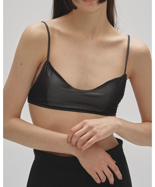 TODAYFUL（トゥデイフル）の「TODAYFUL Cupin Satin Bratop 12511021（その他トップス・レディース・ブラウン/チャコールグレー/オフホワイト・FREE）」の3枚目の写真