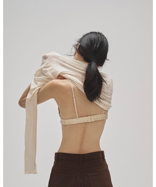 TODAYFUL（トゥデイフル）の「TODAYFUL Cupin Satin Bratop 12511021（その他トップス・レディース・ブラウン/チャコールグレー/オフホワイト・FREE）」の16枚目の写真