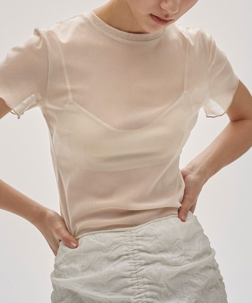 TODAYFUL（トゥデイフル）の「TODAYFUL Cupin Satin Bratop 12511021（その他トップス・レディース・ブラウン/チャコールグレー/オフホワイト・FREE）」の18枚目の写真