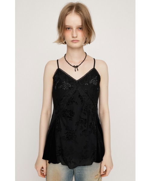 SLY（スライ）の「SHEER FLOWER CAMI シアー フラワー キャミ