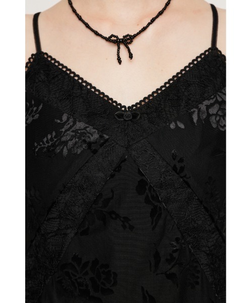 キャミソール SHEER FLOWER CAMI シアー フラワー キャミ シアートップス 夏服 SHEER FLOWER CAMI シアー フラワー キャミ シアートップス 夏服