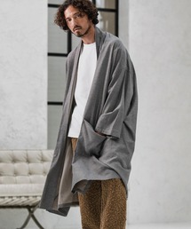 mcg3661-Chambray KIMONO Like Gown ガウン