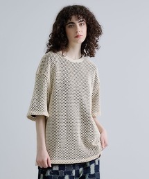 Revo. | Revo. コットンメッシュ クルーネックTシャツ(Tシャツ/カットソー)