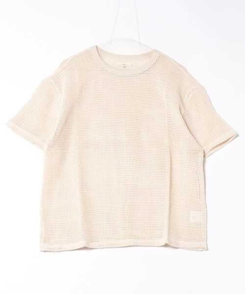 Revo.(レボ)の「Revo. コットンメッシュ クルーネックTシャツ(Tシャツ/カットソー・メンズ・アイボリー/ホワイト系その他2/ホワイト系その他・1/2)」の13枚目の写真