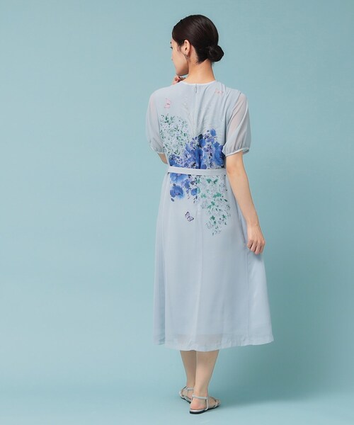Sunauna(スーナウーナ)の「【co creation and yours/SS~L】パネル柄ワンピース(ワンピース・レディース・ライトグレー系/グリーン系1/ピンク系その他・34/40/38/36)」の7枚目の写真