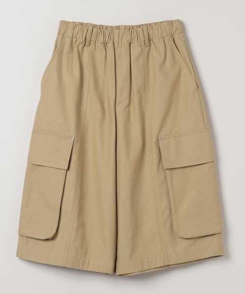 JEANASIS(ジーナシス)の「フラップポケットハーフパンツ/576400(カーゴパンツ・レディース・ホワイト/ベージュ/ブラック・FREE)」の3枚目の写真