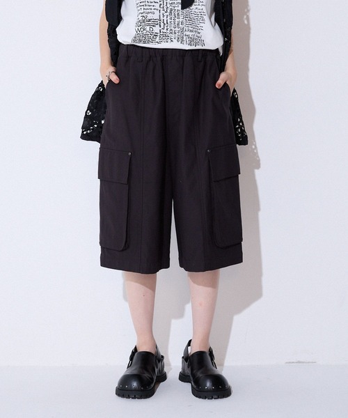 ★IU 着用★関税込★CITYBREEZE★ロゴ刺繍ポケットハーフパンツ ☆IU 着用☆関税込☆CITYBREEZE☆ロゴ刺繍ポケットハーフパンツ