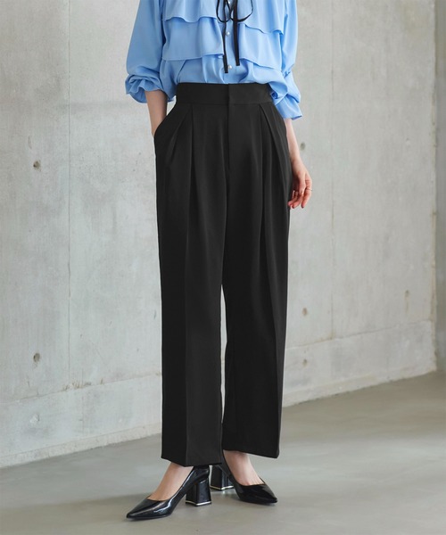 セール】【骨格ウェーブさんにオススメ！】センタータックワイド