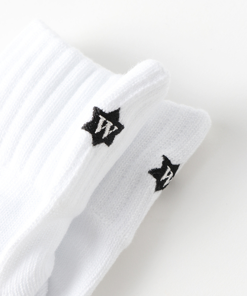 Whimsy（ウィムジー）の「Whimsy / ウィムジー V Verse Socks（ソックス/靴下・メンズ・ホワイト/ブラック・FREE）」の4枚目の写真