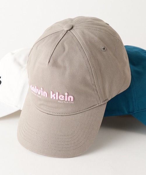 Calvin Klein(カルバン・クライン)の「【Calvin Klein】ベースボールキャップ4G5061G(キャップ・メンズ・グレー/ブルー/ホワイト/グリーン・FREE)」の2枚目の写真