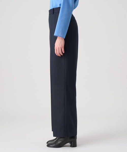 ANAYI(アナイ)の「【セットアップ対応商品】ポリツイルストレートワイドパンツ(その他パンツ・レディース・ネイビー/ベージュ・38/36)」の4枚目の写真