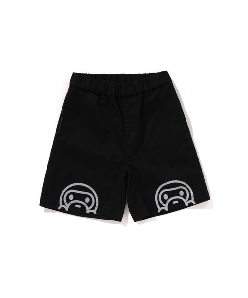 A BATHING APE（アベイシングエイプ）の「BABY MILO CLIMBING SHORTS（その他パンツ・キッズ・ブラック/ベージュ・100/110/120/140/130）」の2枚目の写真