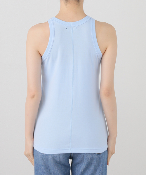 CITYSHOP（シティーショップ）の「ONIT COTTON RIB AMERICAN/S TANK TOP 25SSON183：タンクトップ（タンクトップ・レディース・ピンク/サックスブルー・MEDIUM）」の5枚目の写真
