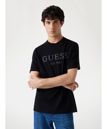 Guess(QX)SS Cn Guess Box Logo Tee STVc(TVc/Jbg\[)