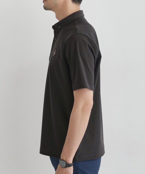 TAKEO KIKUCHI(タケオキクチ)の「【COOL CITY WEAR】エアートール ポロシャツ /接触冷感・通気性(ポロシャツ・メンズ・ブラック/カーキ/ブラウン系その他・02/03/04)」の6枚目の写真