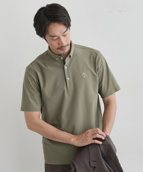 TAKEO KIKUCHI(タケオキクチ)の「【COOL CITY WEAR】エアートール ポロシャツ /接触冷感・通気性(ポロシャツ・メンズ・ブラック/カーキ/ブラウン系その他・02/03/04)」の18枚目の写真