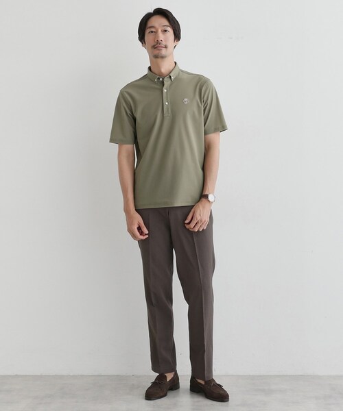 TAKEO KIKUCHI(タケオキクチ)の「【COOL CITY WEAR】エアートール ポロシャツ /接触冷感・通気性(ポロシャツ・メンズ・ブラック/カーキ/ブラウン系その他・02/03/04)」の19枚目の写真