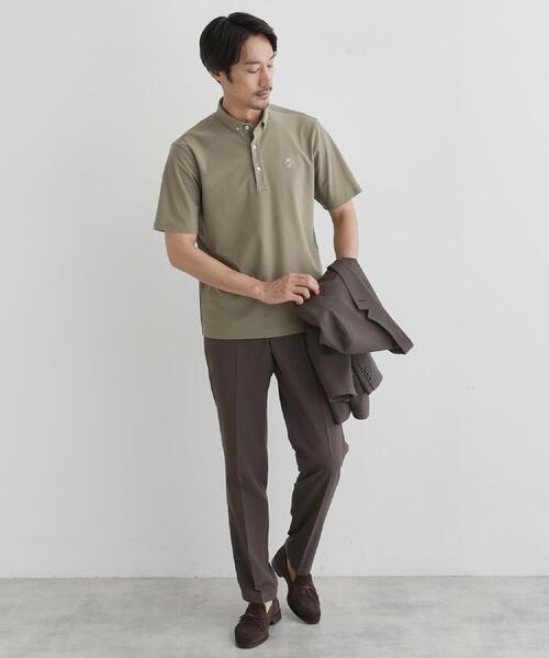 TAKEO KIKUCHI(タケオキクチ)の「【COOL CITY WEAR】エアートール ポロシャツ /接触冷感・通気性(ポロシャツ・メンズ・ブラック/カーキ/ブラウン系その他・02/03/04)」の22枚目の写真