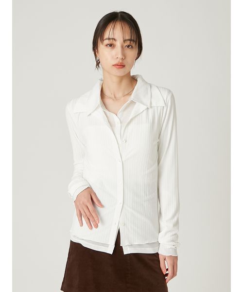 レイヤードポロカットソー（Tシャツ/カットソー）｜FRAY I.D（フレイ