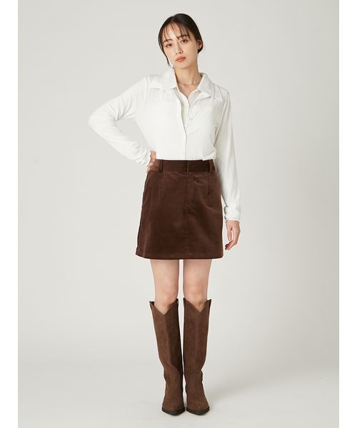 レイヤードポロカットソー（Tシャツ/カットソー）｜FRAY I.D（フレイ