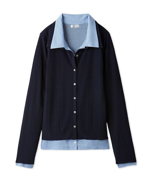 レイヤードポロカットソー（Tシャツ/カットソー）｜FRAY I.D（フレイ