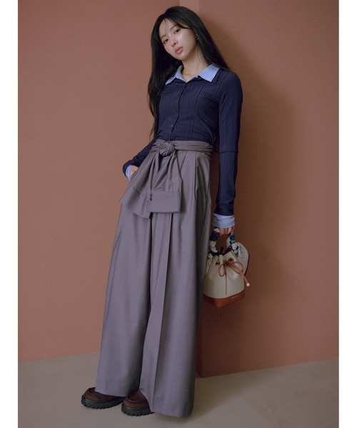 レイヤードポロカットソー（Tシャツ/カットソー）｜FRAY I.D（フレイ