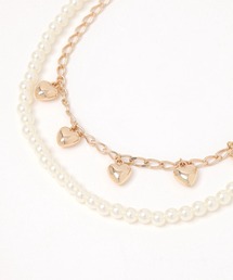 tiny tiny（ティニーティニー）の「パール調コンビネックレス[tiny tiny(ティニーティニー)]（ネックレス）」