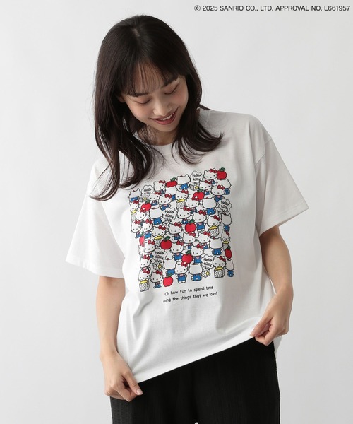 FOUND GOOD（ファウンドグッド）の「サンリオキャラクターズ/プリントTEE（Tシャツ/カットソー・レディース・レッド系3/レッド系2/レッド系1/ブルー系5/レッド系4・S/M/L）」の19枚目の写真