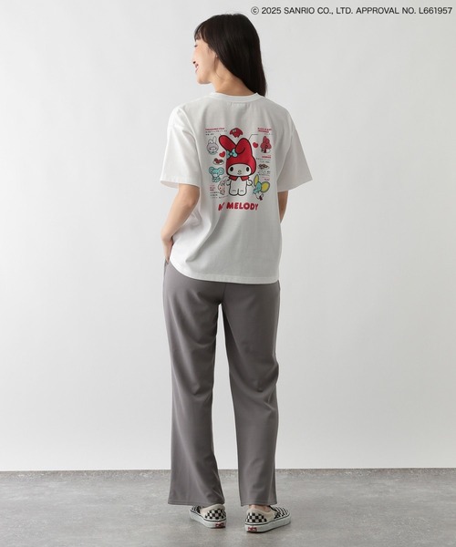 FOUND GOOD（ファウンドグッド）の「サンリオキャラクターズ/プリントTEE（Tシャツ/カットソー・レディース・レッド系3/レッド系2/レッド系1/ブルー系5/レッド系4・S/M/L）」の21枚目の写真