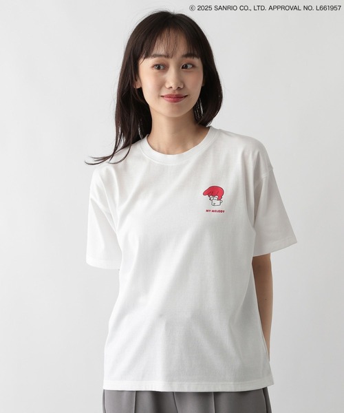 FOUND GOOD（ファウンドグッド）の「サンリオキャラクターズ/プリントTEE（Tシャツ/カットソー・レディース・レッド系3/レッド系2/レッド系1/ブルー系5/レッド系4・S/M/L）」の22枚目の写真