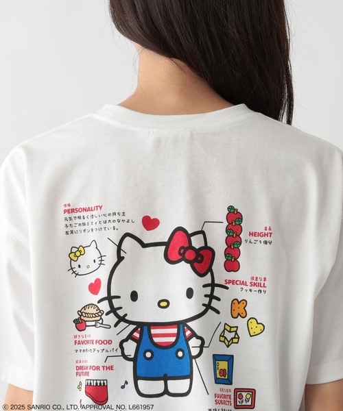 FOUND GOOD（ファウンドグッド）の「サンリオキャラクターズ/プリントTEE（Tシャツ/カットソー・レディース・レッド系3/レッド系2/レッド系1/ブルー系5/レッド系4・S/M/L）」の8枚目の写真