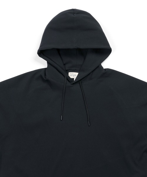 The DUFFER of ST.GEORGE（ザダファーオブセントジョージ）の「「AIR FLEX」SETUP HONEYCOMB PARKA：機能素材 「エアフレックス」セットアップ プルオーバーパーカー（パーカー・メンズ・ブラック/ネイビー・MEDIUM/SMALL/X-LARGE/LARGE）」の12枚目の写真