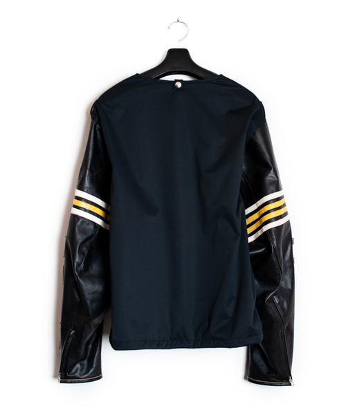 SEVESKIG（セヴシグ）の「SEVESKIG/セブシグ/LEATHER_MS_LT-SV-NRS-1001（ライダースジャケット・メンズ・グレー/ブラック・SMALL/MEDIUM/LARGE/X-LARGE）」の7枚目の写真