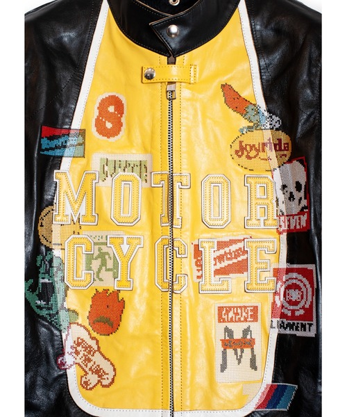 SEVESKIG（セヴシグ）の「SEVESKIG/セブシグ/LEATHER_MS_LT-SV-NRS-1001（ライダースジャケット・メンズ・グレー/ブラック・SMALL/MEDIUM/LARGE/X-LARGE）」の10枚目の写真