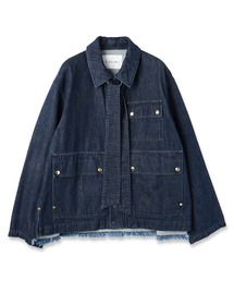 デニムジャケット（ブルー・ネイビー/青色系）ファッション通販