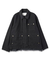 CULLNI(Nj)Big Flap Pocket Bow Tie Denim Jacket(fjWPbg)